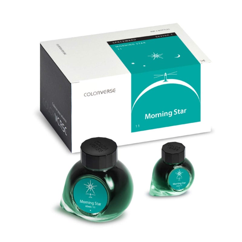 Colorverse Ink - Spaceward -No. 11, Morning Star (65ml & 15ml) Fountain Pen Ink - Image 1